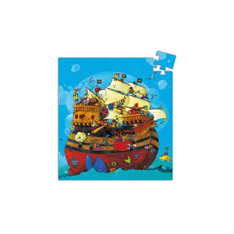 Puzzle 54 pièces Le bateau de Barberousse 07241 Djeco