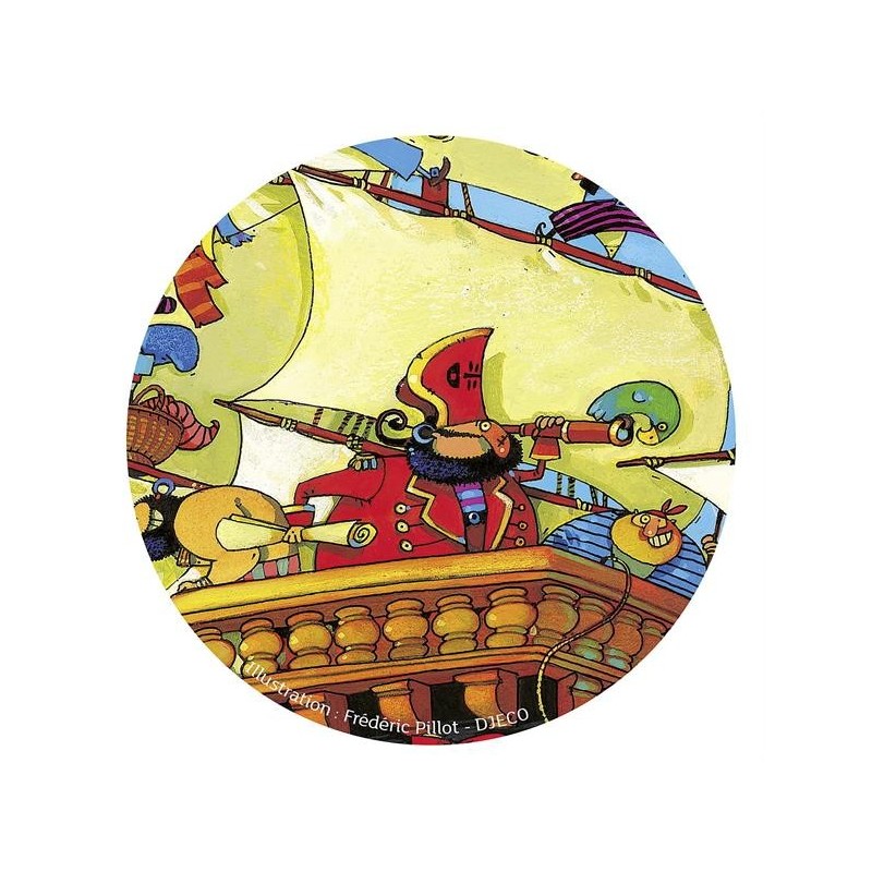 Puzzle 54 pièces Le bateau de Barberousse 07241 Djeco