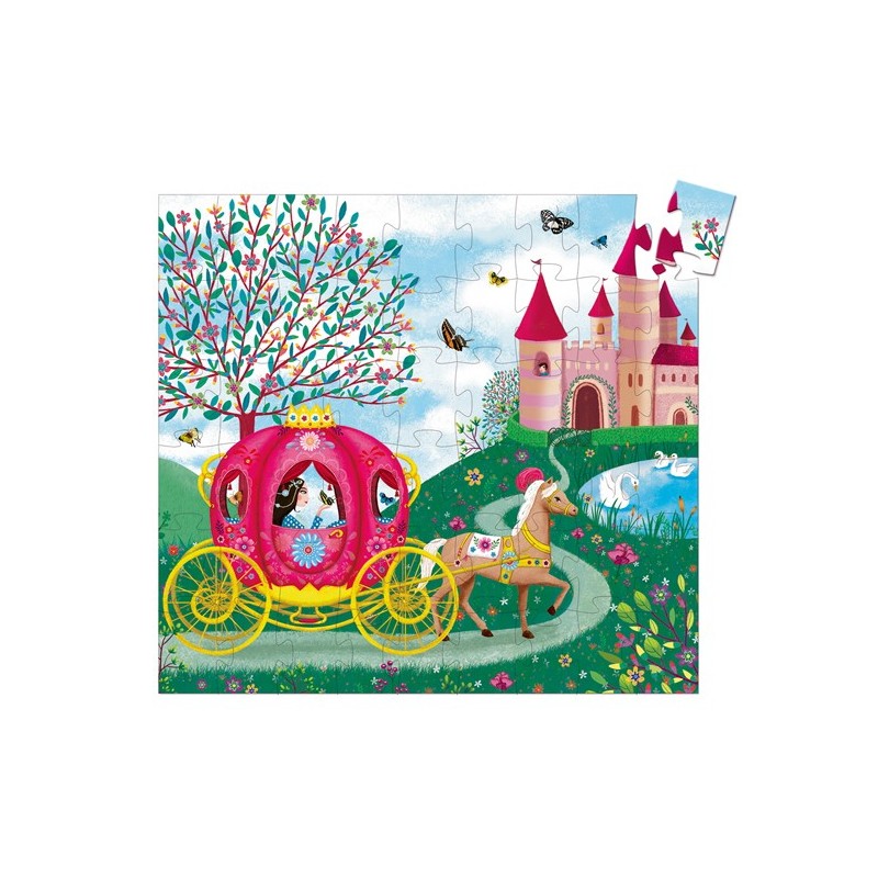 Puzzle 54 pièces Le carosse d'Elisée 07254 Djeco