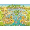 Puzzle 1000 pièces Funky Zoo Nile Habitat 29693 Heye