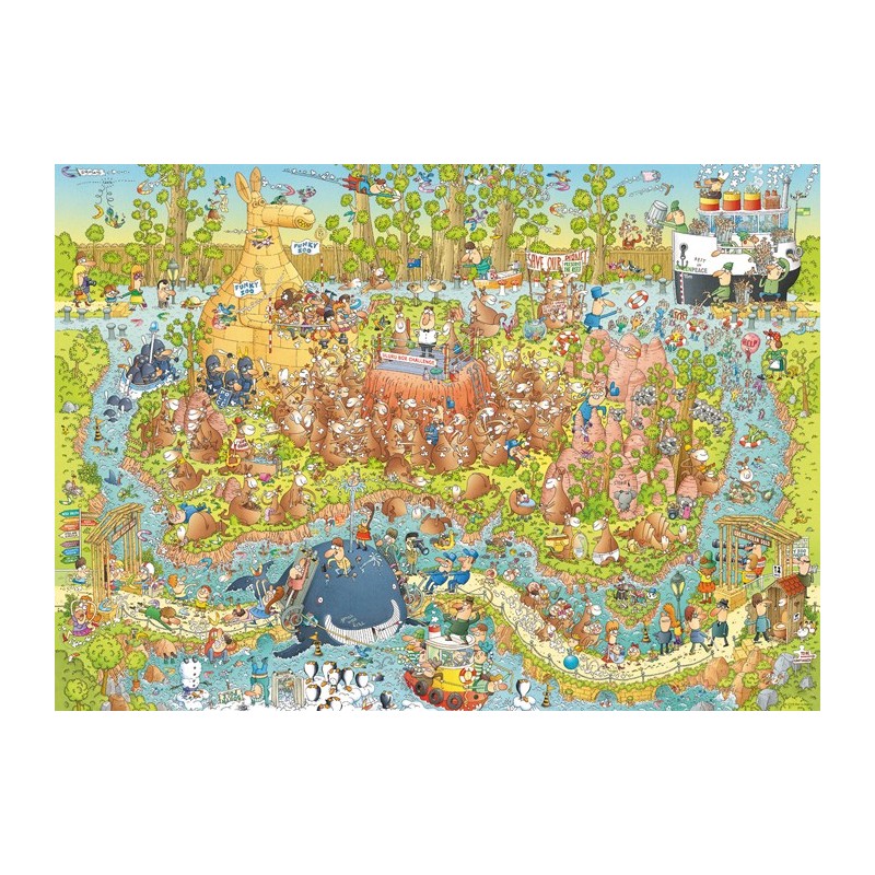 Puzzle 1000 pièces Funky Zoo Australian Habitat 29870 Heye