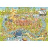 Puzzle 1000 pièces Funky Zoo Australian Habitat 29870 Heye