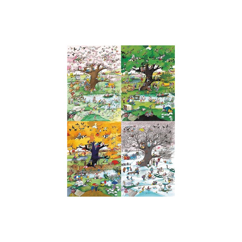 Puzzle 2000 pièces 4 Seasons 29873 Heye