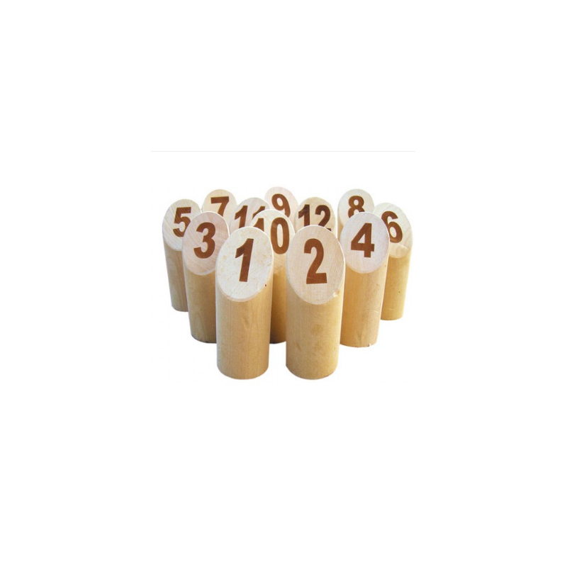 Mölkky avec caisse en bois 40268