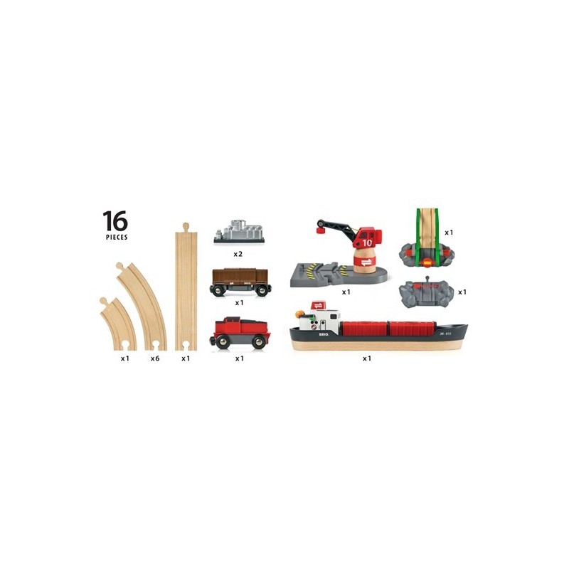 Brio Cargo Harbour Set 33061