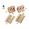 Brio Lot de 2 rampes et butoirs 33385