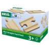 Brio Lot de 4 mini rails 33393