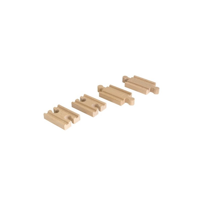 Brio Lot de 4 mini rails 33393