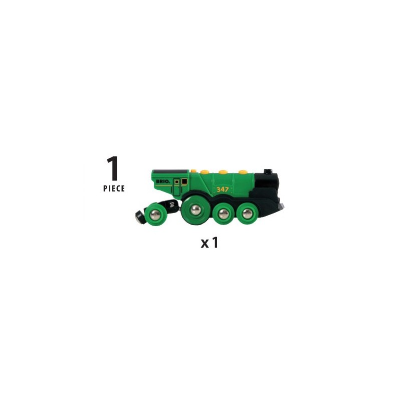 Brio Locomotive verte puissante à piles 33593