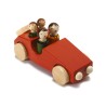 Voiture en bois Philipp 2 rouge 10020.1 Weizenkorn