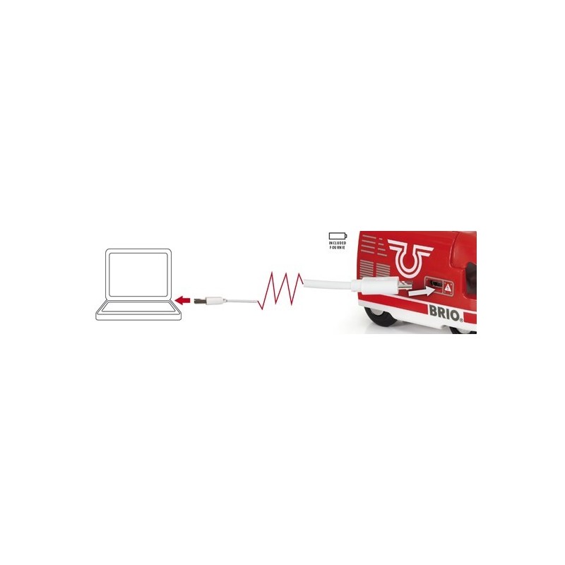 Brio Train de voyageurs rechargeable 33746