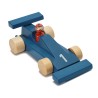 Voiture de course en bois Willy bleue 10050.3 Weizenkorn