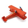 Avion Bi-plan en bois rouge 11030.1 Weizenkorn