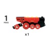 Brio Locomotive rouge puissante à piles 33592