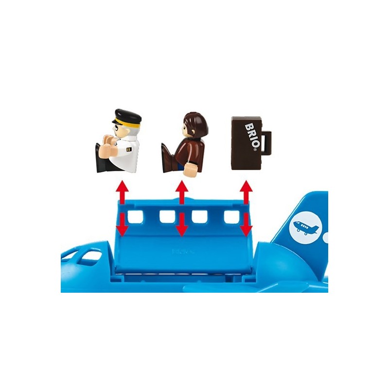 Brio Avion de voyageurs 33306