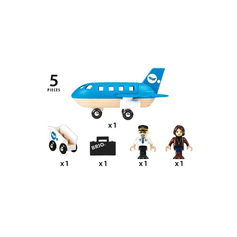 Brio Avion de voyageurs 33306