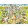 Puzzle 1000 pièces Funky Zoo Jurassic Habitat 29727 Heye