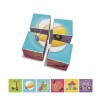 Cubes puzzle en bois 4 pièces Jouets 25112 Weizenkorn
