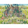 Puzzle 1000 pièces Funky Zoo Transylvanian Habitat 29963 Heye