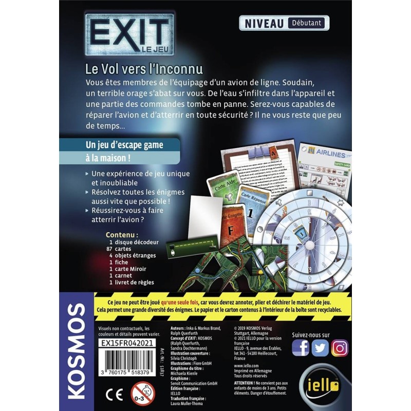 Exit Le Vol vers l'inconnu