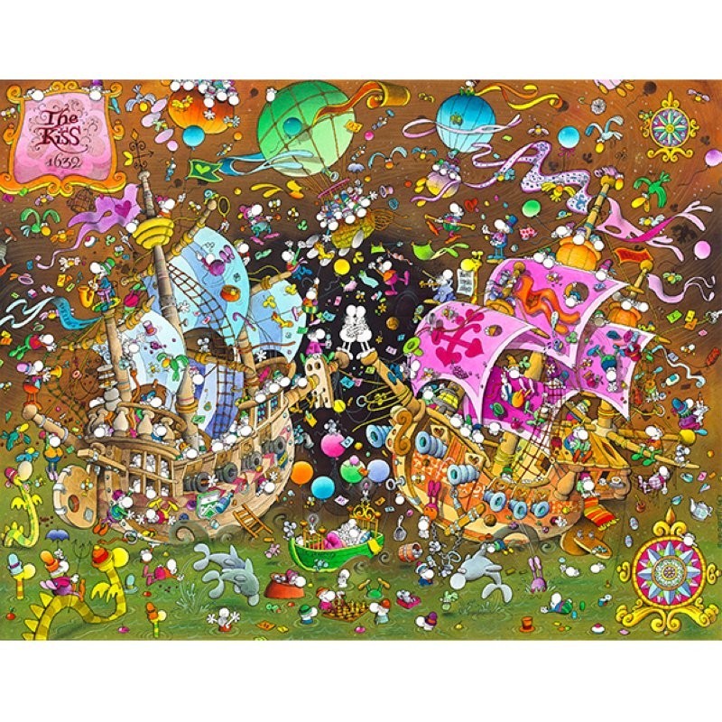 Puzzle 6000 pièces Mordillo Kiss 36527 Clementoni