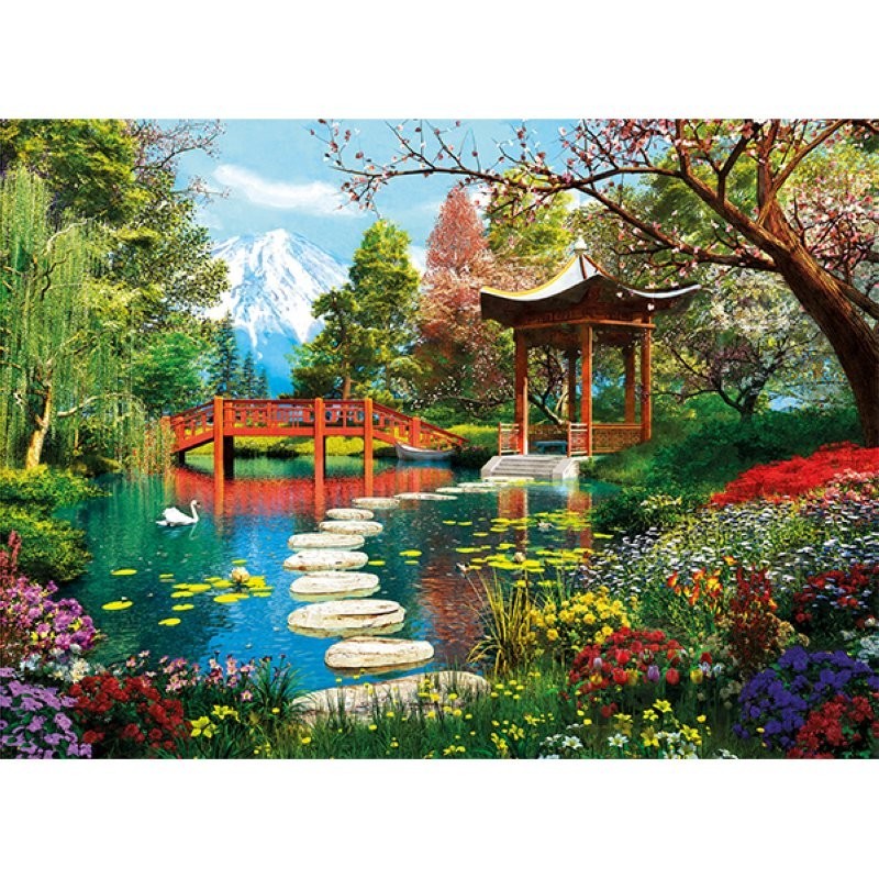 Puzzle 1000 pièces Gardens of Fuji 39513 Clementoni