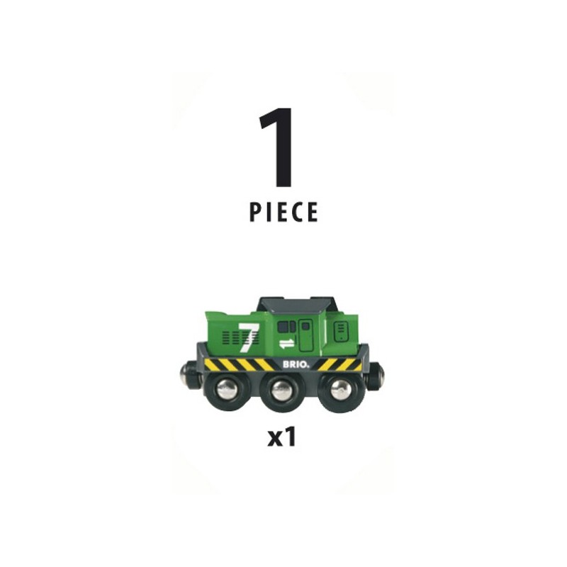 Brio Locomotive de fret à pile 33214