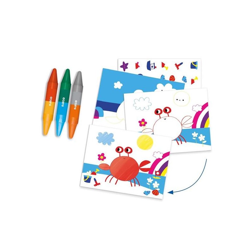 6 Activités créatives La mer et ses plaisirs 09294 Djeco