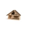 Ferme en bois 2001 Trauffer toit bois foncé