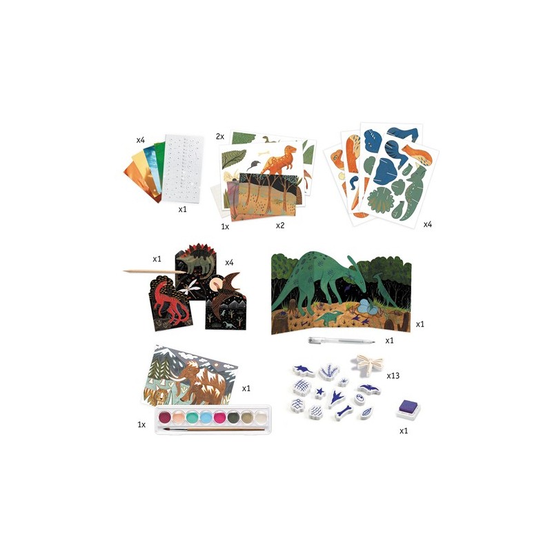 Coffrets multi-activités Dinosaures 09331 Djeco