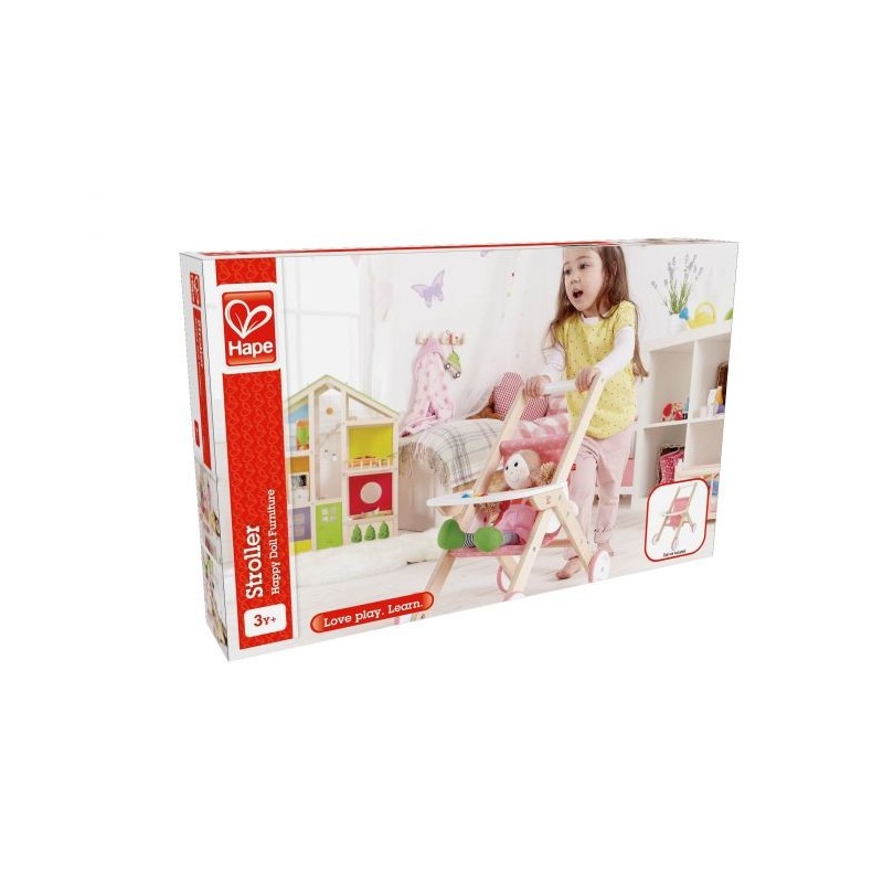 Poussette en bois E3604 Hape