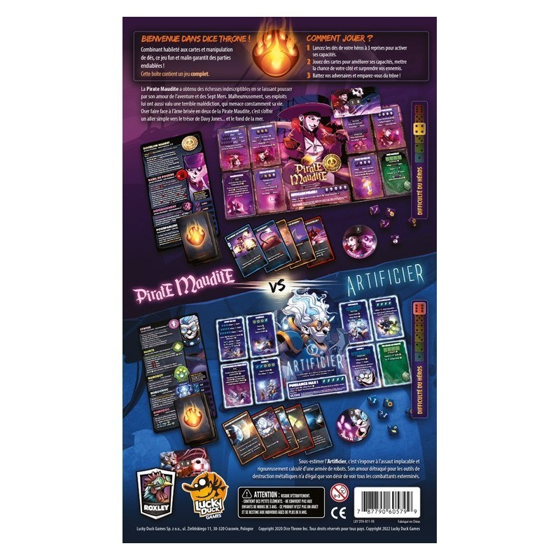 Dice Throne Saison 2 Pirate Maudite VS Artificier