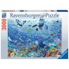 Puzzle 3000 pièces Un plaisir sous-marin coloré 17444 Ravensburger