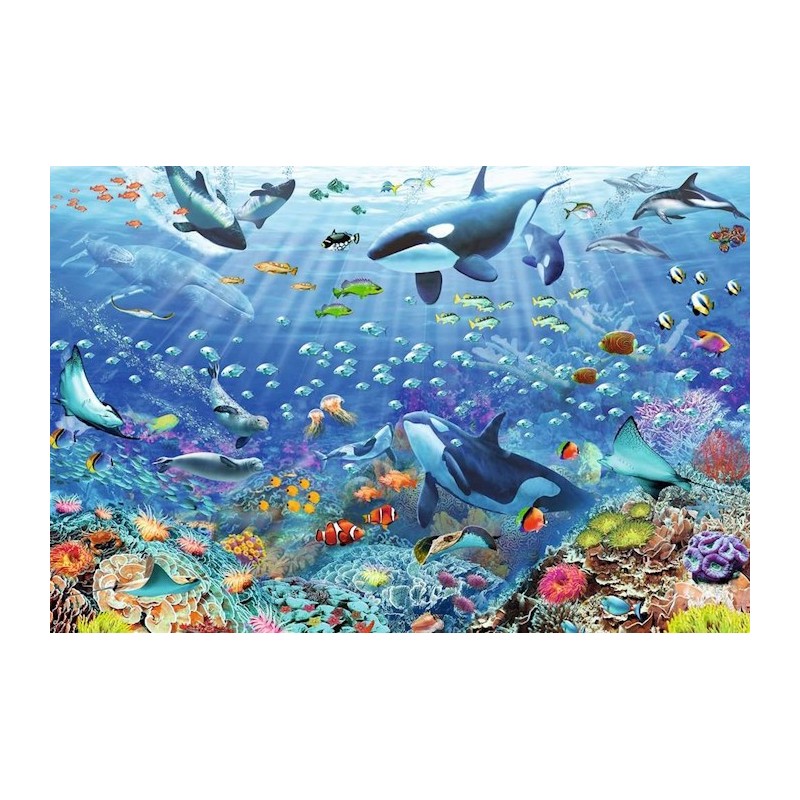 Puzzle 3000 pièces Un plaisir sous-marin coloré 17444 Ravensburger
