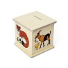 Tirelire en bois Animaux de la ferme 9003B Atelier Fischer