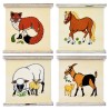 Tirelire en bois Animaux de la ferme 9003B Atelier Fischer