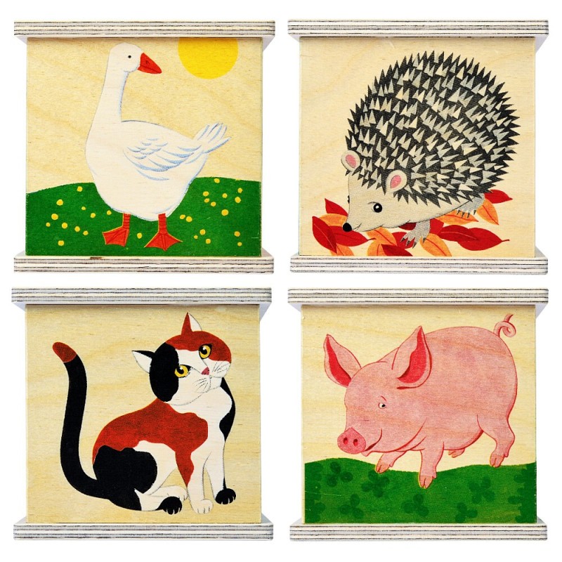 Tirelire en bois Animaux 9001A Atelier Fischer