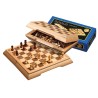 Echecs magnétique de voyage en bois 2716 Philos