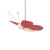 Papillon en bois rouge à suspendre 5233 Kiener