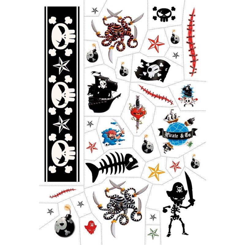 Tatouages Tattoos Pirates 09584 Djeco