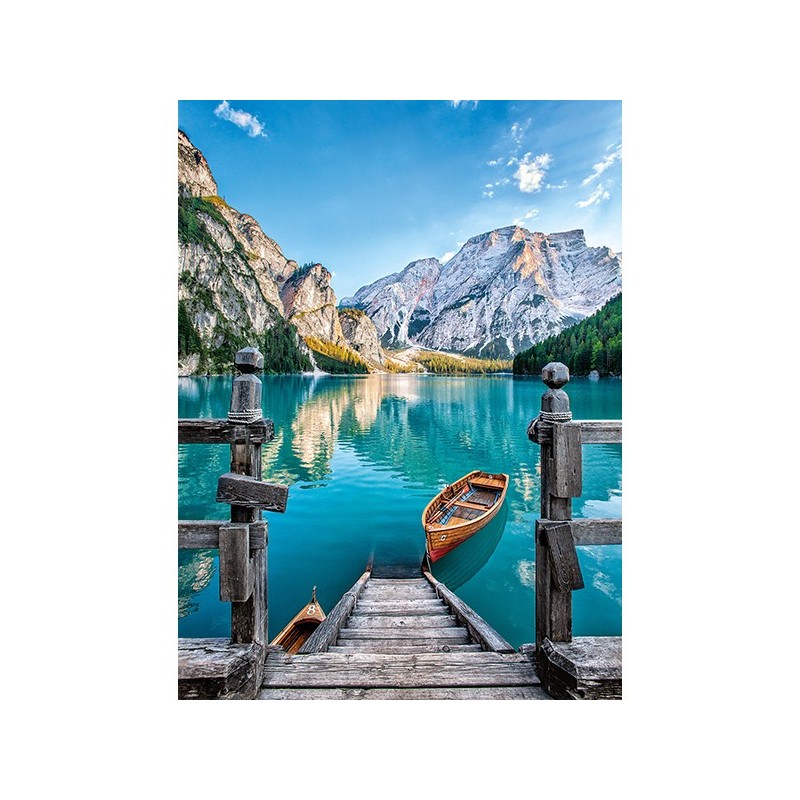 Puzzle 500 pièces Lac Braies 35039 Clementoni