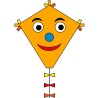 Cerf-volant Eddy Visage heureux 102110 HQ