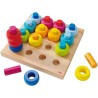 Jeu à enficher Anneaux multicolores 2202 Haba