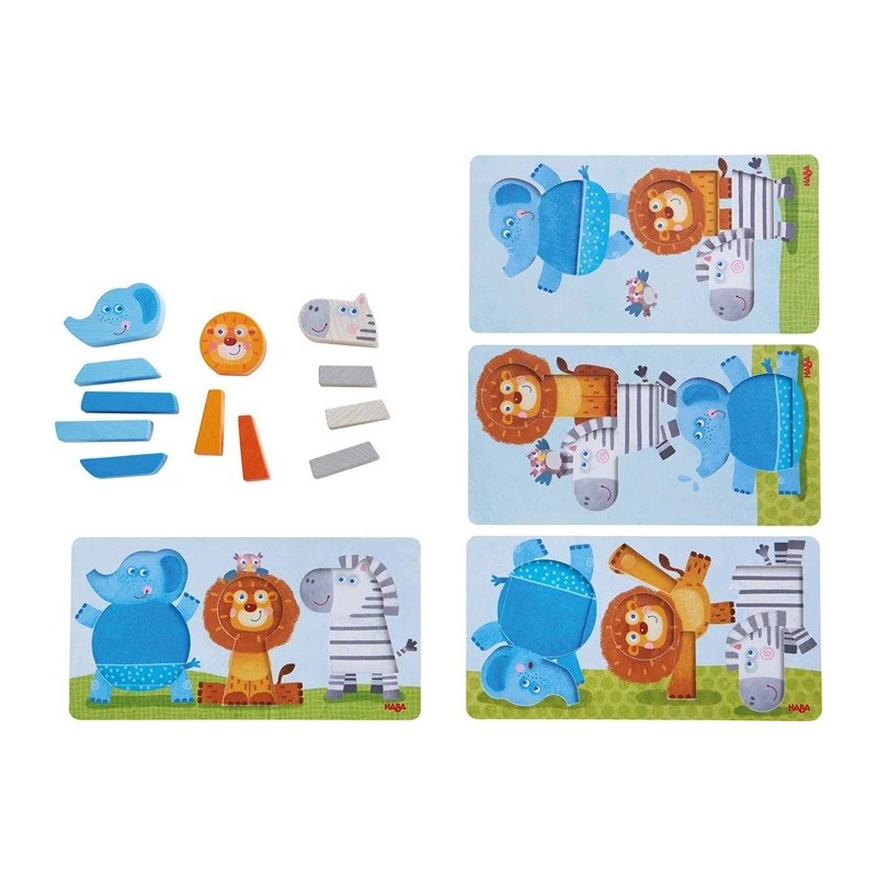 Jeu d'assemblage Dans la Jungle 306087 Haba