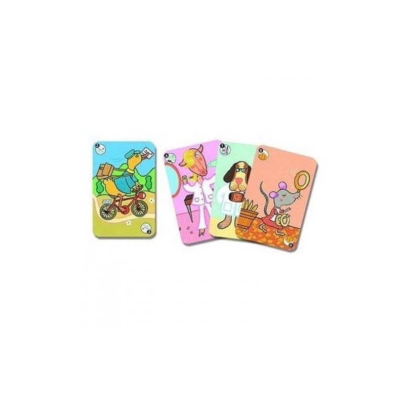 Jeu de cartes Happy Family 05115 Djeco