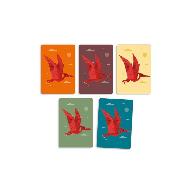 Jeu de cartes Dino Draft 05093 Djeco