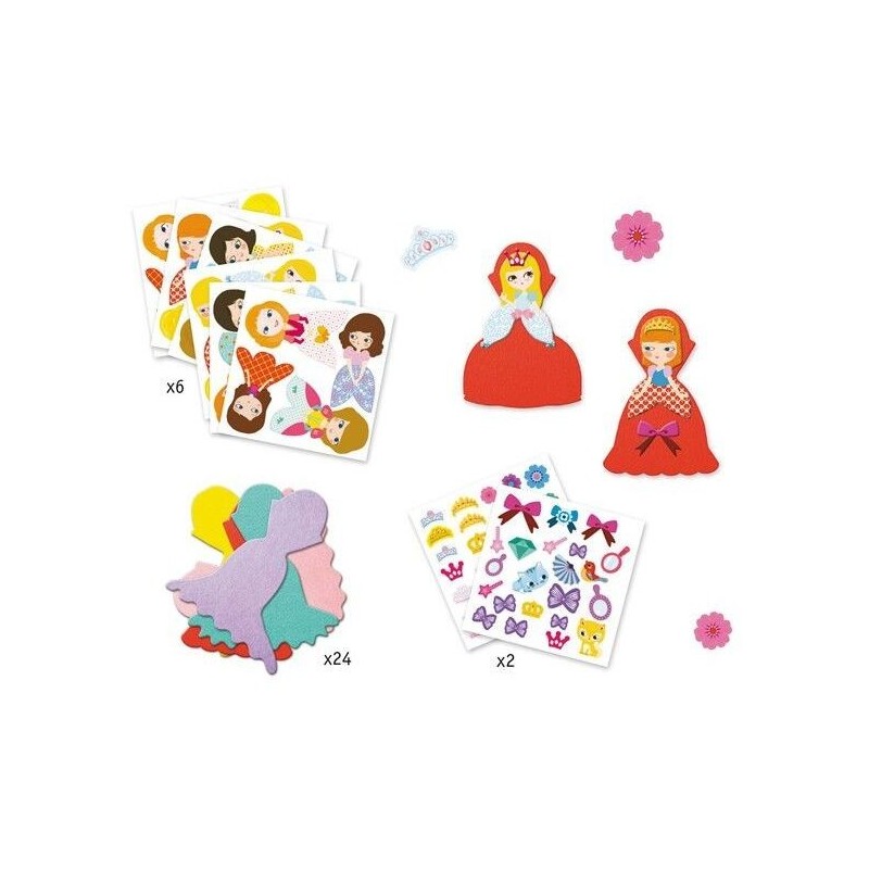 Gommettes et Stickers Princesses 09053 Djeco