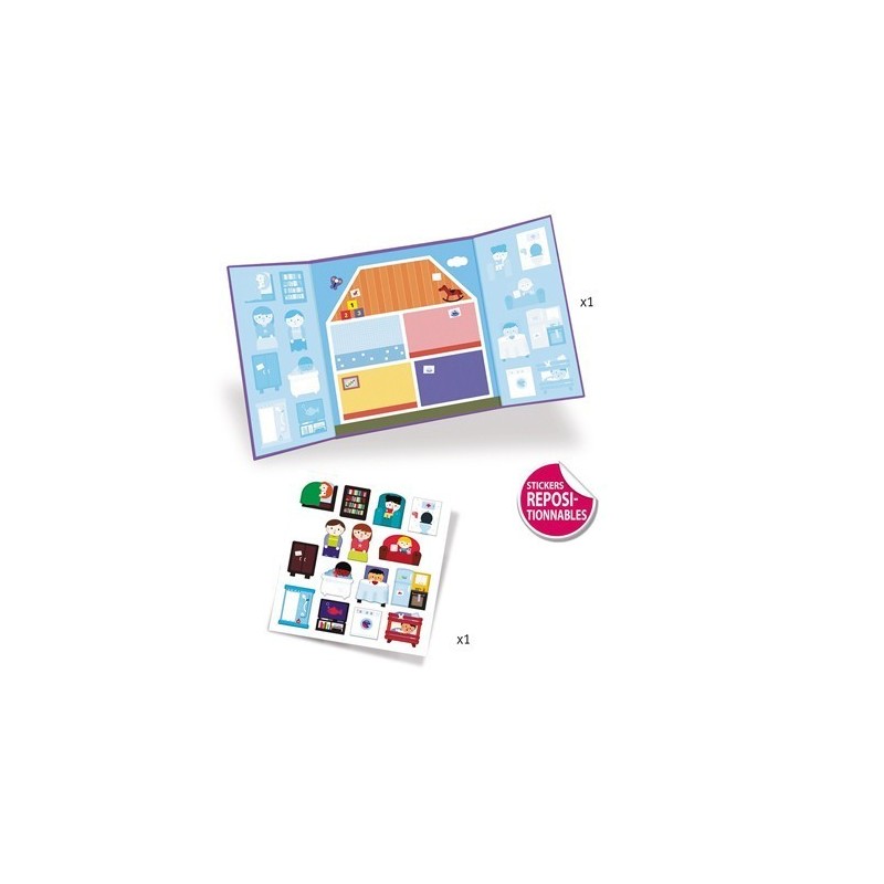 Gommettes et Stickers La Maison 09072 Djeco
