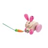 Jouet à tirer en bois Lapin Hanna Hoppel 62023 Selecta