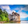 Puzzle en bois 250 pièces Château de Chillon 50807 Wooden.City Puzzle